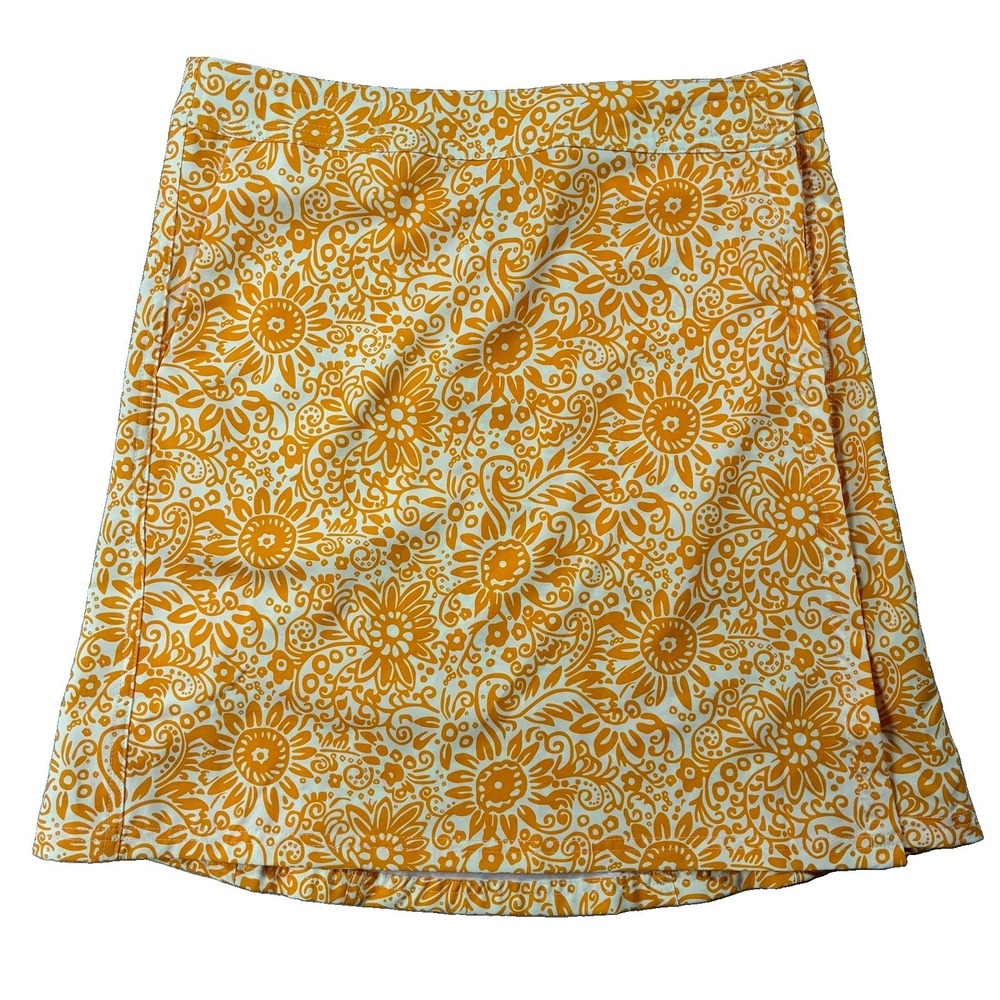 NWT RipSkirt Hawaii Wrap Skirt Tuscan Sunflower Orange Women's S Y2K Island Girl